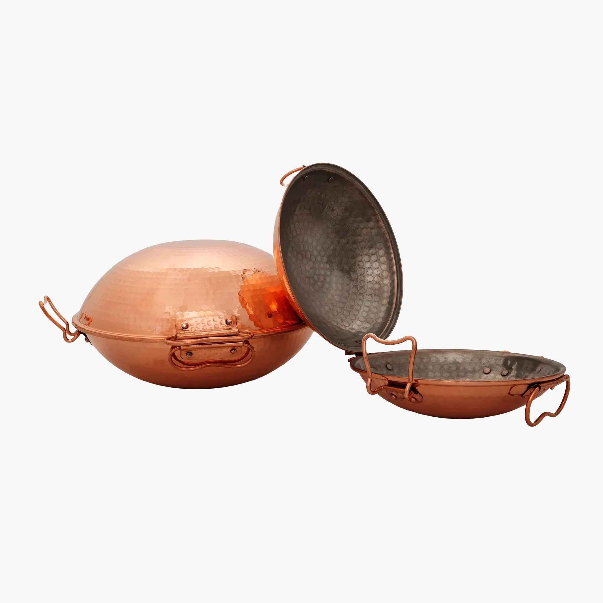 Albino Vieira e Filhos Cataplana Cobre Martelado Artesanal