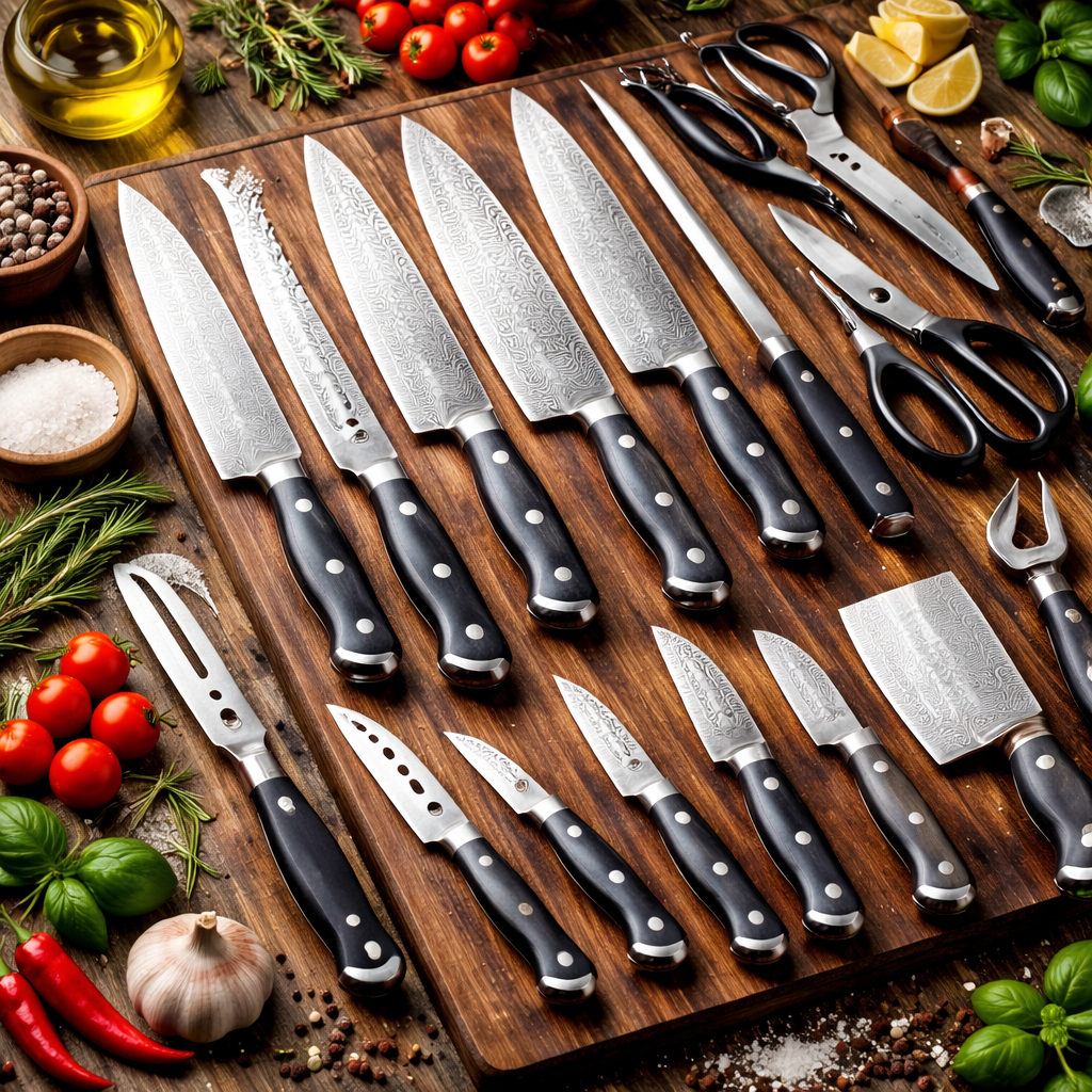 Facas e utensílios profissionais